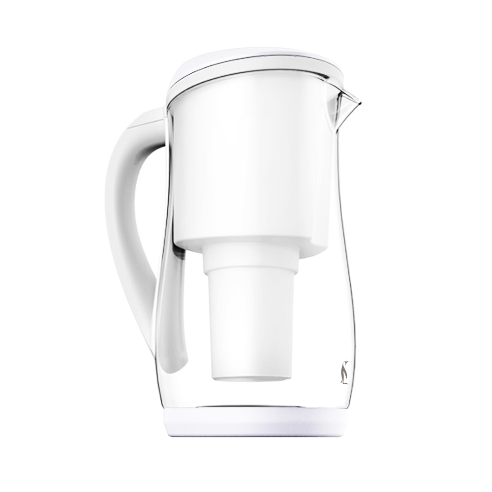 40oz Glass Slim Pitcher with Water Filter